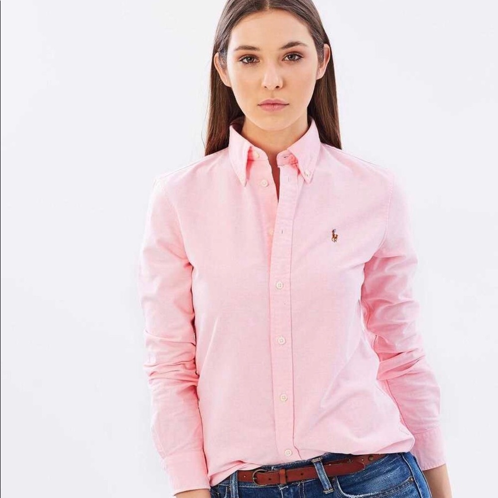 Ralph Lauren Oxford Pink Polo 💓